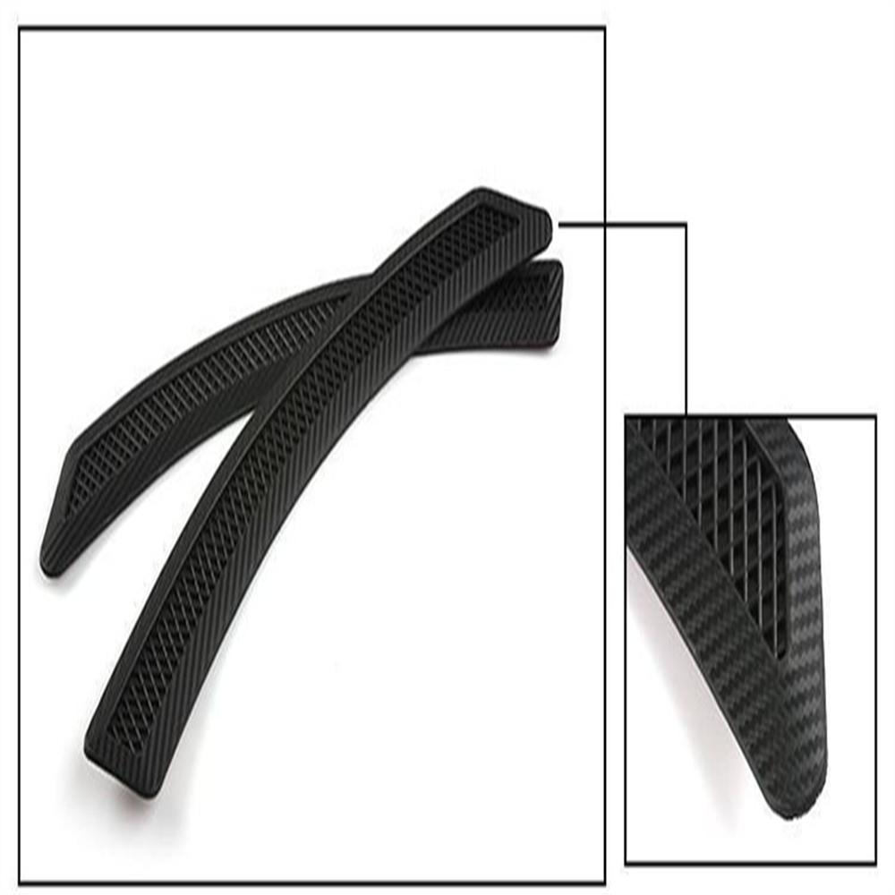 Pár PP Lišta předního podběhu Kryt bočního průduchu Pro 08-15 Mitsubishi Lancer EVO X