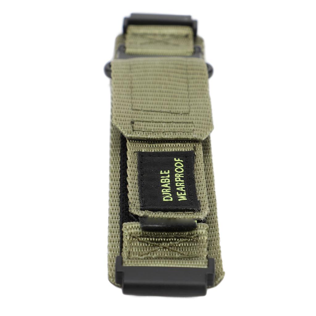 Klockarmband i nylon för Huami T Rex Ultra Smartwatch Kardborrefäste Andningsbart Vävt