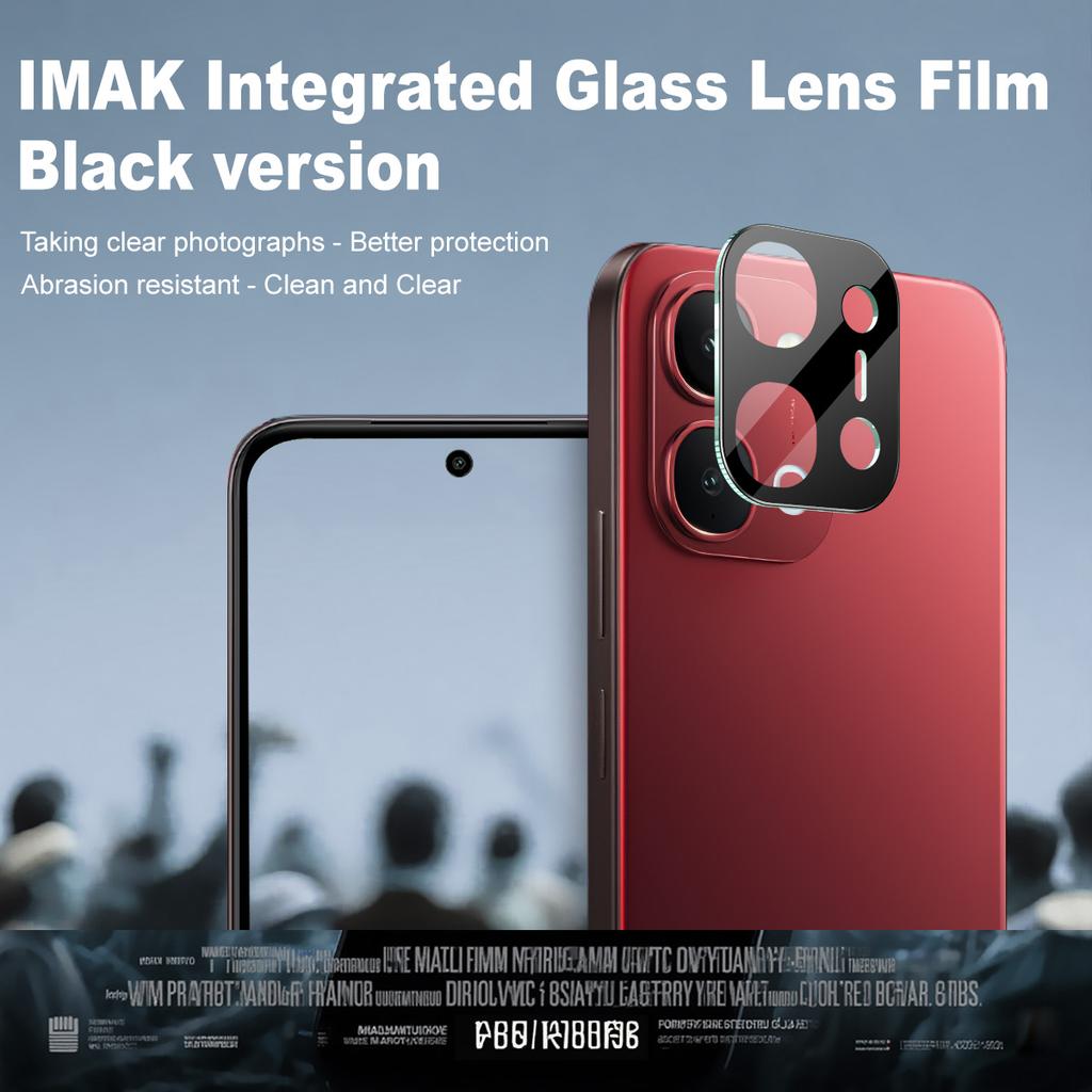 For Vivo Y500i 5G Glass IMAK High Definition Integrated Glass Lens Film Black Version