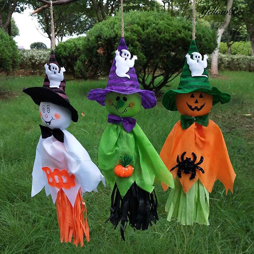 1Pc Halloween Ghost Doll Pendant Halloween Home Haunted House Kindergarten Hanging Decorations Props Ornaments