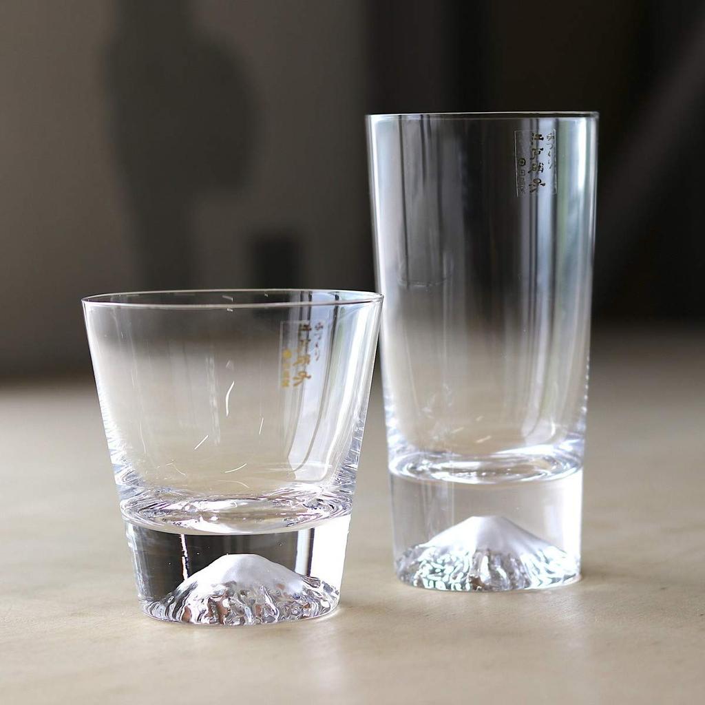 Tajima Glass Mt. Fuji Rocks Glass