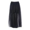 Women High Low Tutu Skirts Dancewear Layered Mesh Tulle Skirt for Stage Performance
