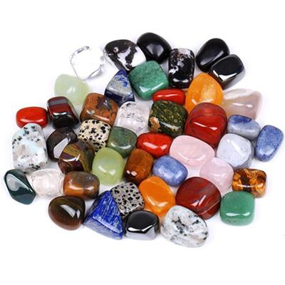 1 Bag 100g Mixed Irregular Shape Tumbled Stones Rock Gem Beads Chips