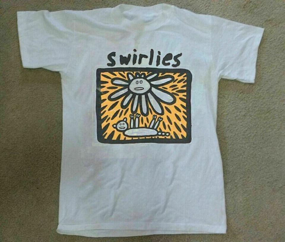 Swirlies Band For Fans Heavy Cotton White T-shirt S5XL XXXXL