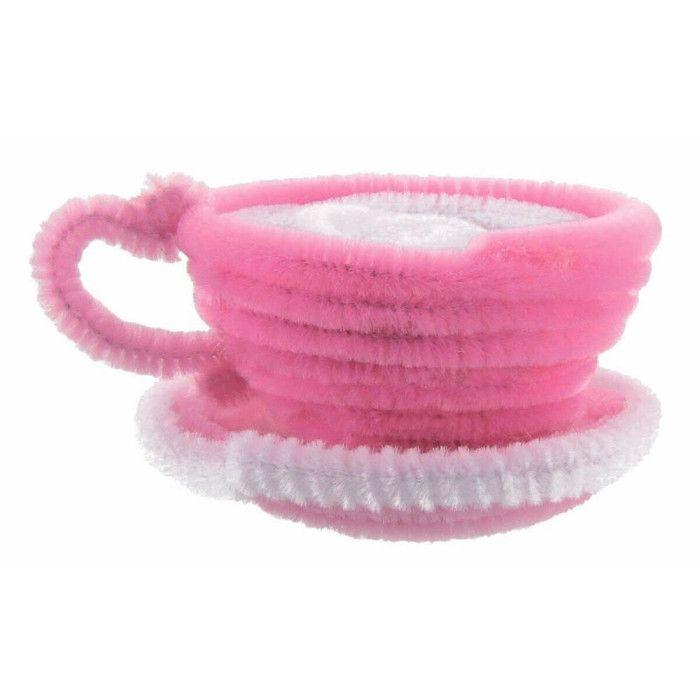 Fournitures de loisirs créatifs - Multicolore - 24 chenilles pastel - 30 cm - 7 mm - Mixte