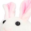 Plush Bunny Clockwork Toy Tail Shaking Rotating Cute Exquisite Fine Workmanship Plush Bunny Toy