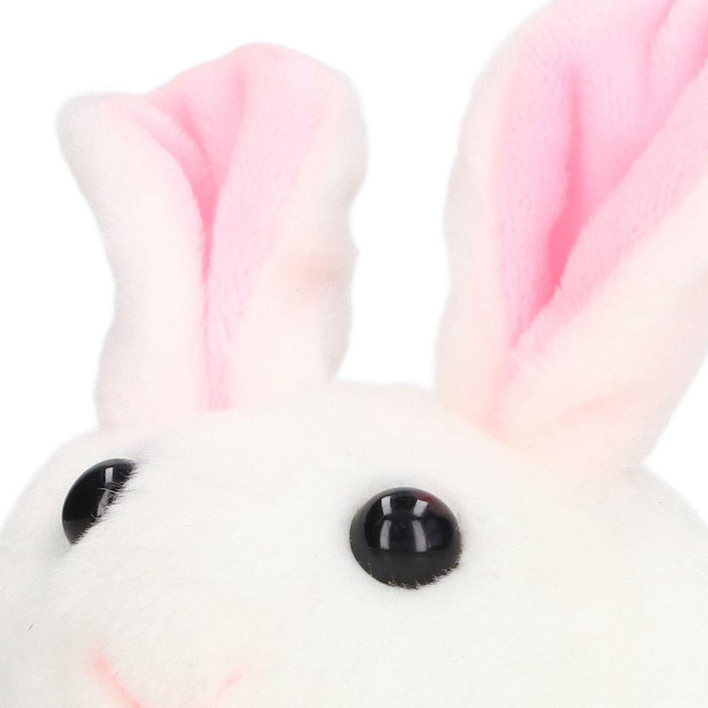 Plush Bunny Clockwork Toy Tail Shaking Rotating Cute Exquisite Fine Workmanship Plush Bunny Toy