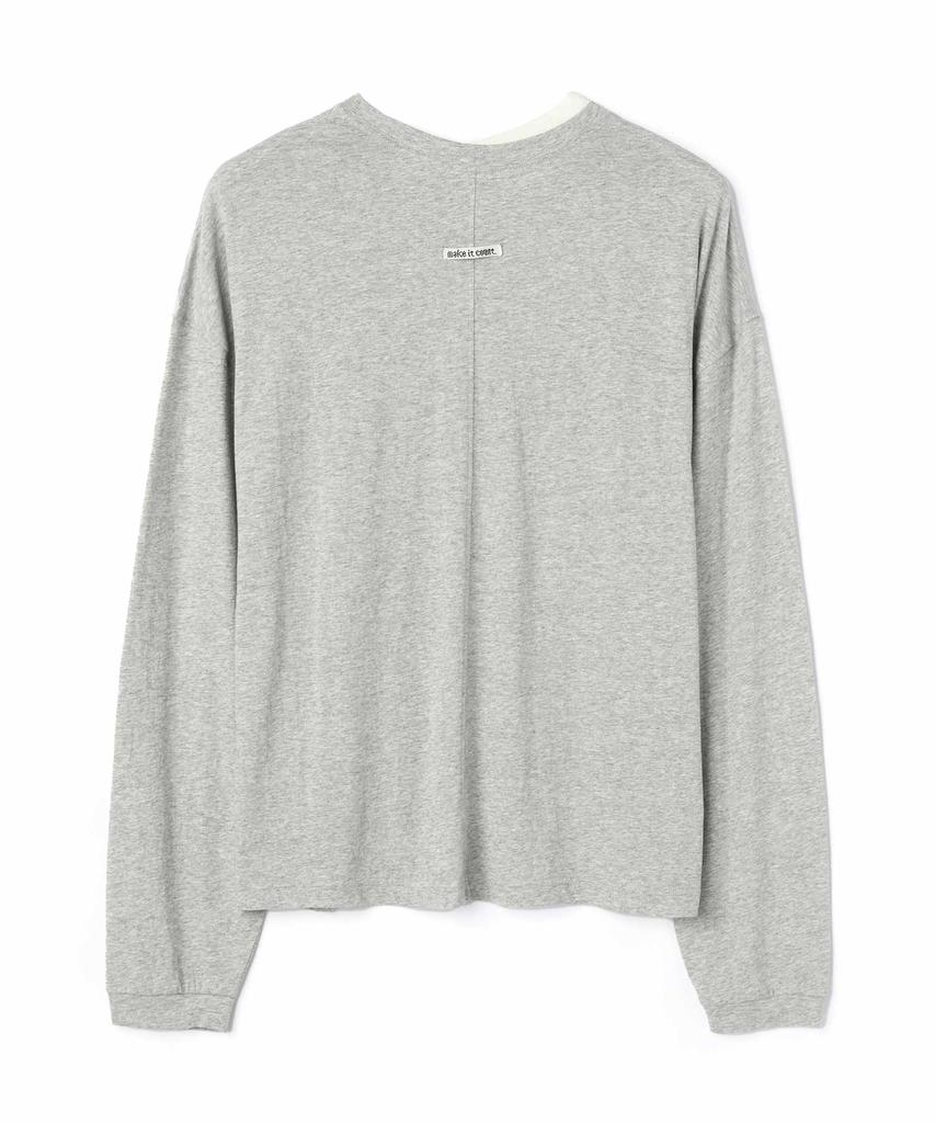 Wmc Double Neck Long Sleeve_Grey