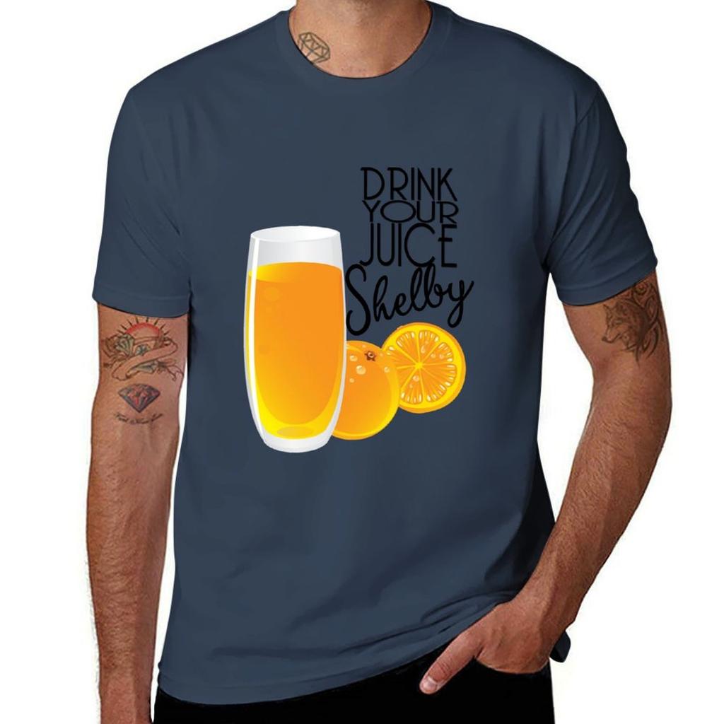 Drink Your Juice Shelby Steel Magnolias Tshirt Black Cotton Tshirt Plain For Unisex Package Essential T Shirt Tshirt
