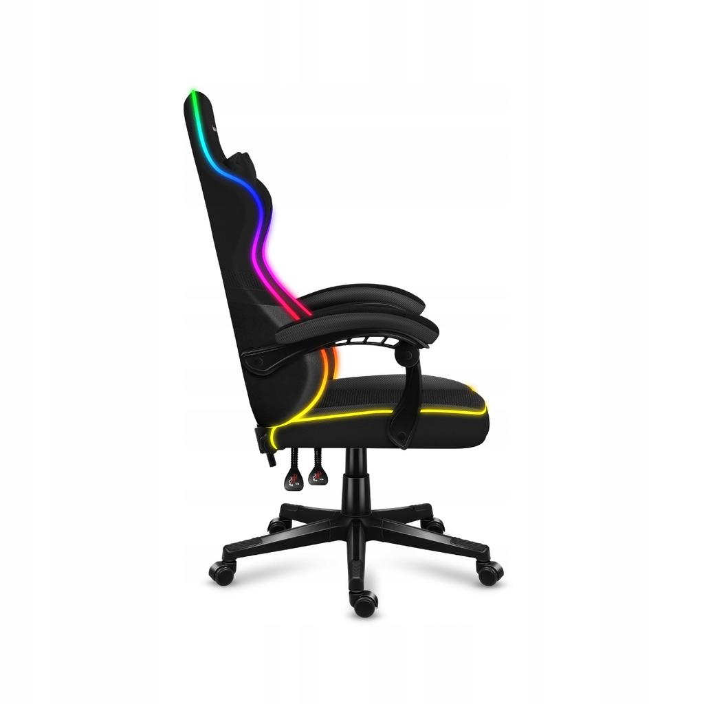 Fotel Gamingowy Huzaro Force 4.4 RGB Black Mesh