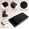 Black Coffee Grounds Knock Off Container, Detachable Knock Off Brewing Drawer, Stainless Steel Knock Off Coffee Box Accessories