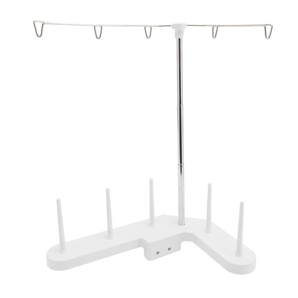 5 Spools Thread Stand Adjustable Height Multifunctional Thread Holder for Home Sewing Machine