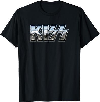 KISS - Camiseta con logotipo de Heavy Metal