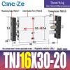 Regulowany skok Dwosiowy cylinder pneumatyczny dwururkowy TNJ TNJ10/16/20/25/32-30-100