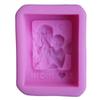1 Pc Mother Holding Baby Love Mom Craft Silicone Soap Mold, Ideal for DIY Projects, Cake Baking, and Mother's Day Gifts