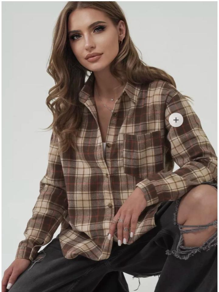 Autumn 2025 Women's Casual Plaid Shirt