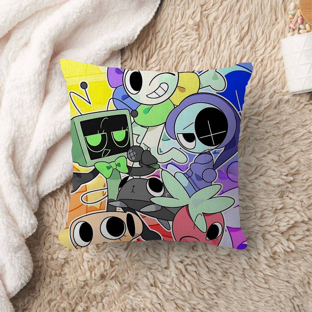D-Dandys WorldS Cartoon Personalized Pillow Cover Kids Bedroom Wild Party Decor Pillowcase Kid Birthday Shower Gift