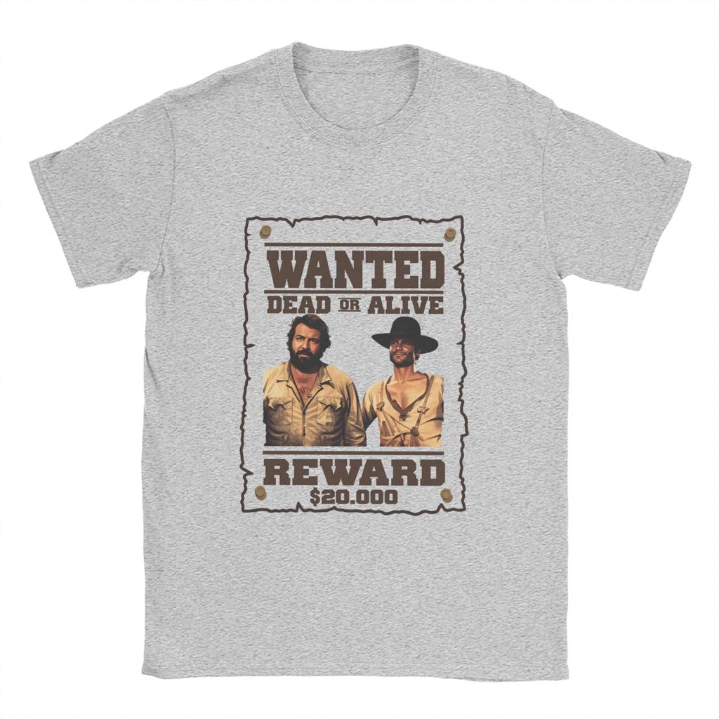 Unisex Humor Bud Spencer And Terence Hill T Shirts Cotton Clothes Novelty Short Sleeve Round Collar Tees Birthday Gift TShirt