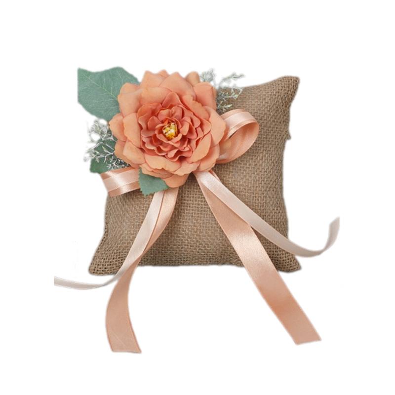 Handlicher Aufbewahrungskorb Leinen Blumenkorb mit Griffen Handgeflochtene Körbe Vielseitige Dekorationen Handgemachtes Geschenk