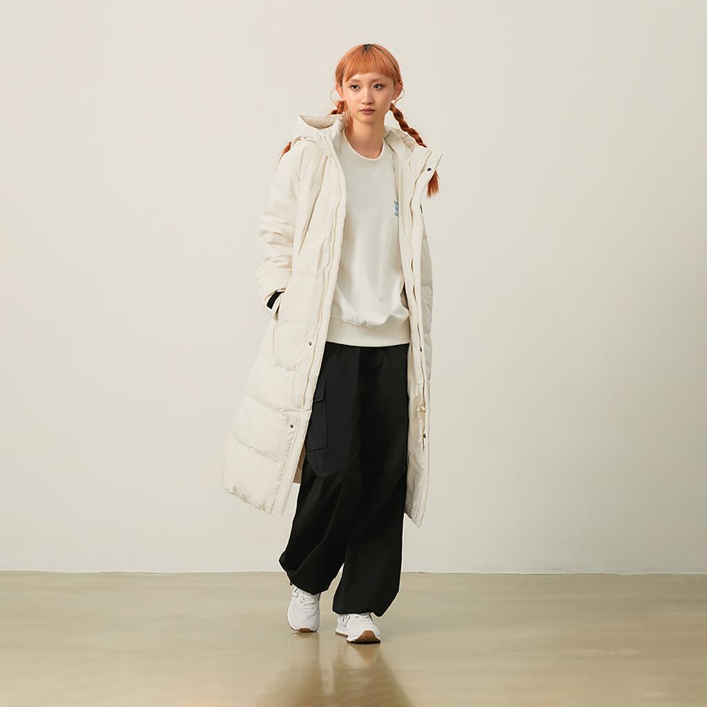 New MLB New York Yankees Basic Collection 24FW Down Jacket Unisex Dark Cream 3ADJB1646-50CRD