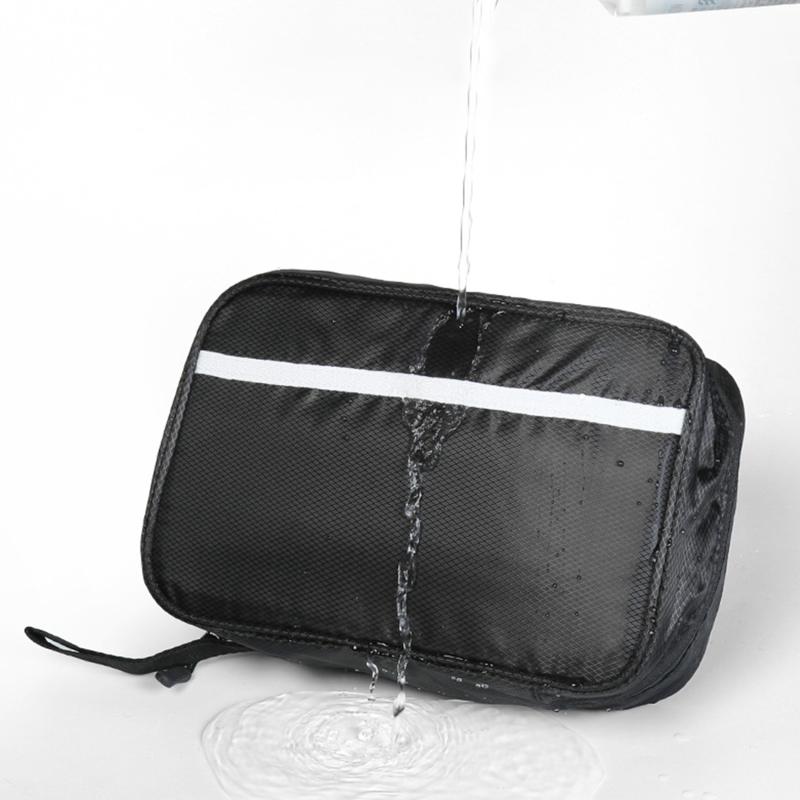 Multifunktionale Make-up-Tasche zum Aufhängen auf Reisen, große Kapazität, waschbare Tasche, Trocken-/Nasstrennung, Handaufbewahrungstasche