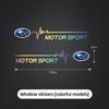2Pcs Car Emblem Badge Windows Sticker Decal Auto Styling Accessories For Subaru BRZ Outback Impreza XV Crosstrek Forester Legacy uyu8