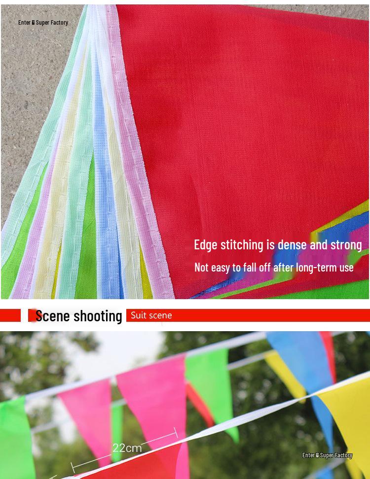 Festone Triangolare Rosso Personalizzabile per Decorazioni di Matrimonio