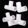 White Black Plastic Pipe Connector PVC Fitting 2/3/4/5 Way Elbow Connector for Building Furniture Greenhouse Shed Pipe Fittings