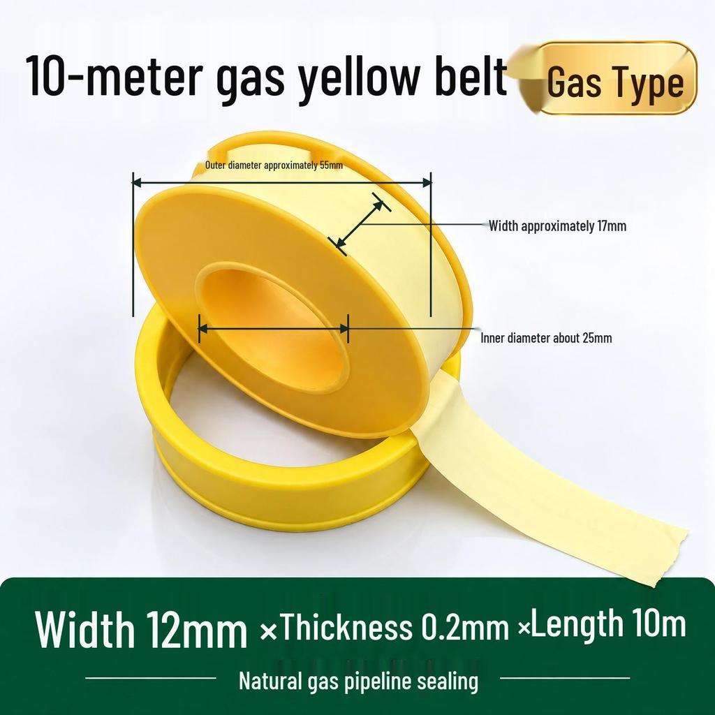 Polytetrafluoroethylene Water Pipe Seal Tape - Raw Rubber Belt & Water Glue Gift Set, Free Shipping