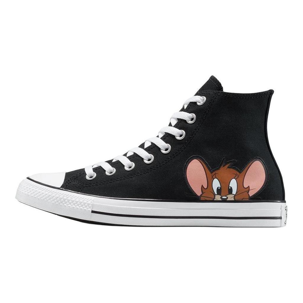 Tom & Jerry X Converse Chuck Taylor All Star High Black Men Sneakers Multi White A15113C