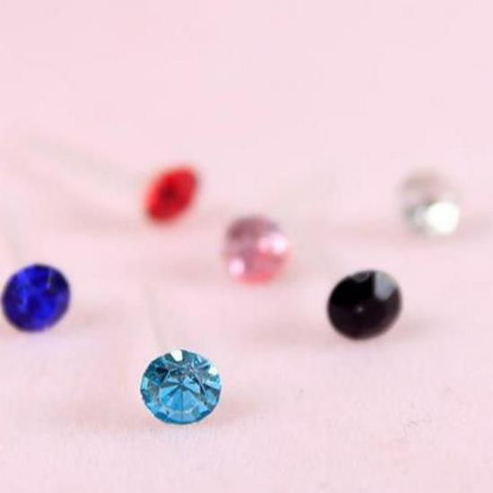 Three-Pair Set of Hypoallergenic Stud Earrings In Multi-Color, Simple Japanese & Korean Style, Suitable for Students and Unisex Wear