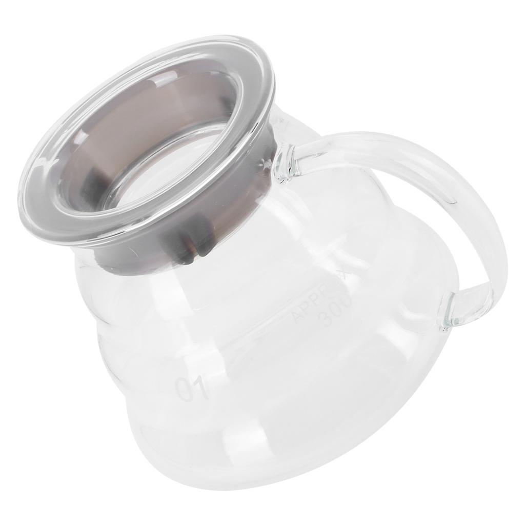 Glass Coffee Server Professional Glass Coffee Carafe Coffee Pot for Bar Kitchen Counter300ml