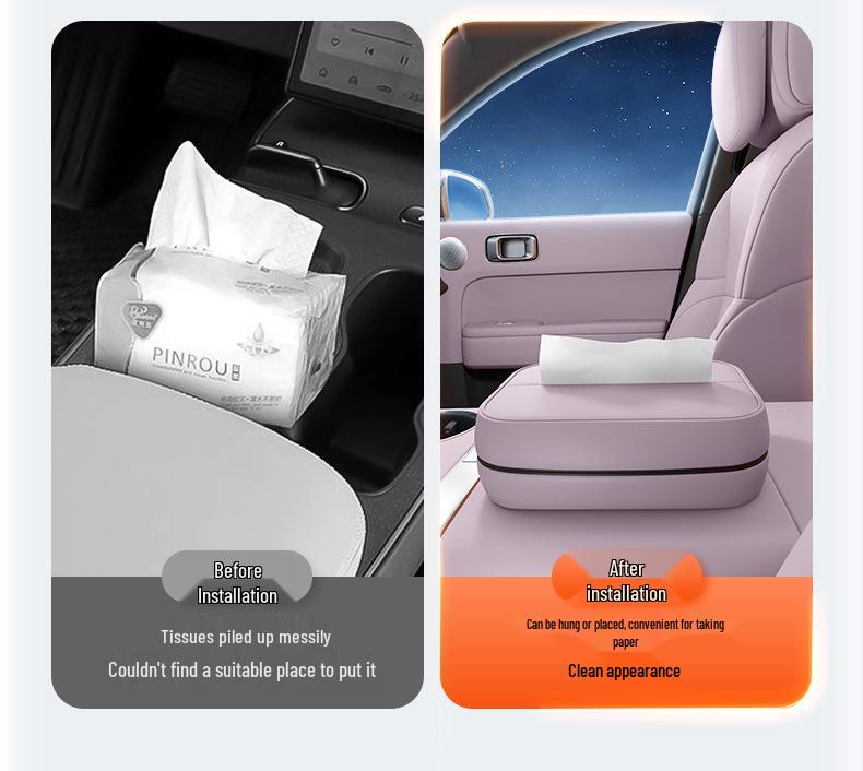 Xiaopeng M03 MAX Tissue Box Seat Hanging & Armrest Car Interior Decoration
