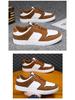 2024 Men's Korean-Style Black & White Panda Colorblock Low-Top Casual Sneakers