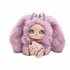Big Ear Rabbit Plush Keychain Ornaments Car Key Ring Cute Bunny Doll Pendant  Gift For Girls