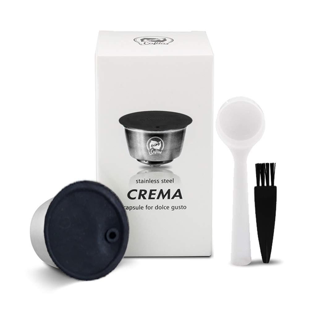 

iCafilas Для Dolce Gusto Lumio Капсулы из нержавеющей стали для кофе, Многоразовые фильтры для кофе Dolci Gusto, Темпер для молотого кофе