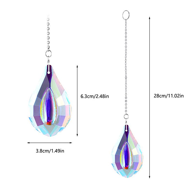 Wind Chimes Sun Catchers Rainbow Maker Window Hanging Pendant Outdoor Garden Pendent Room Decor