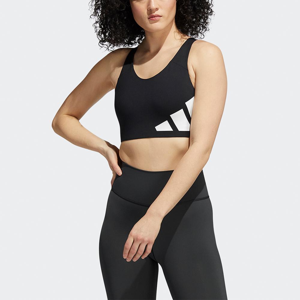 Adidas Ult Alpha 3Bar High-Intensity Sports Bra Women Underwear Black GR8205