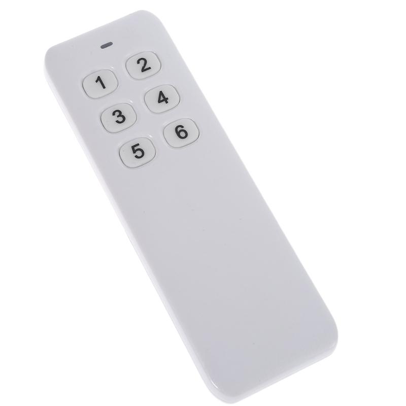 RF Digital Remote Control with Base Transmitter for Switch 433MHz Wireless Learning Code 6/8 Button EV1527 AK-500-8G