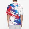 Men's Short Sleeve V-Neck Print Chest Pocket Care Top