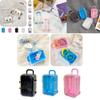 Charming European Style Mini Suitcase Candy Box With Durable Plastic Construction