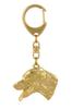 Dalmatian, Carriage Dog, Spotted Coach Dog - Gilded key ring with dog in gift box, handbag decoration, luxury accessory by Art-Dog brand