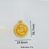 Vietnamese Gold Rhinestone Koi Compass Pendant - Unisex National Tide Sweater Chain