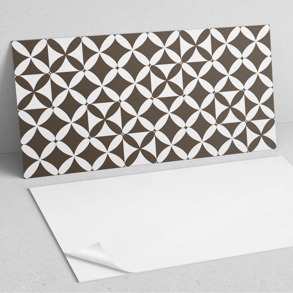 Adhesive Decorative Panel for Quick Wall Transformation 120x60 cm Abstract Geometric Pattern
