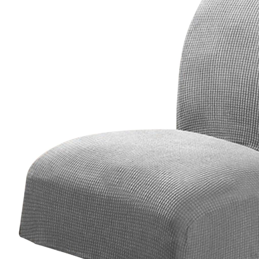 Armless Slipcover High Stretch Polyester Jacquard Non- Sofa Covers Furniture for Living Room