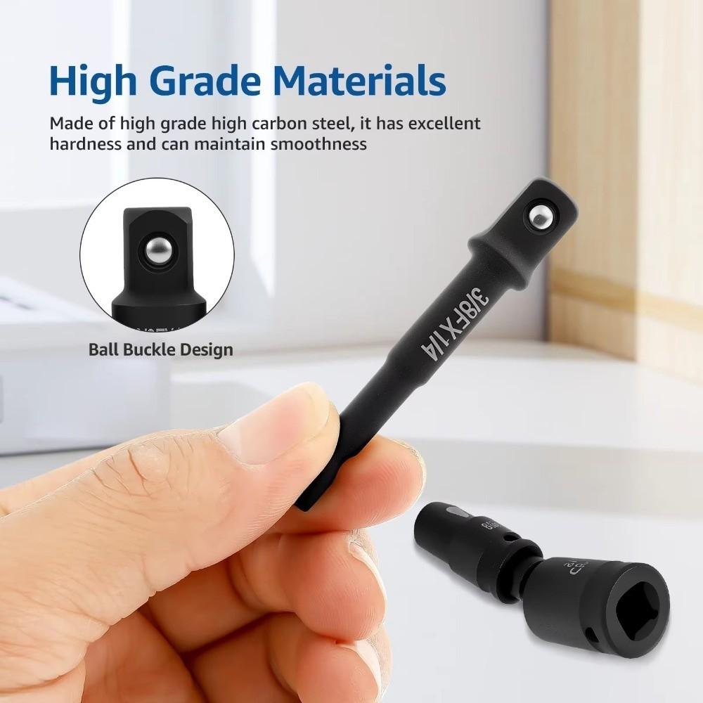 10Pcs/Set Universal Drive Socket Sleeve 12 Point Impact Socket Adapter Set Automotive Servic