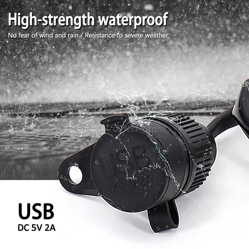 MT-09 SP Motorcycle Accessories Dual USB Charger Plug Socket Adapter For YAMAHA MT09 2017 - 2023 XSR900 Tracer 900 MT07 XSR700