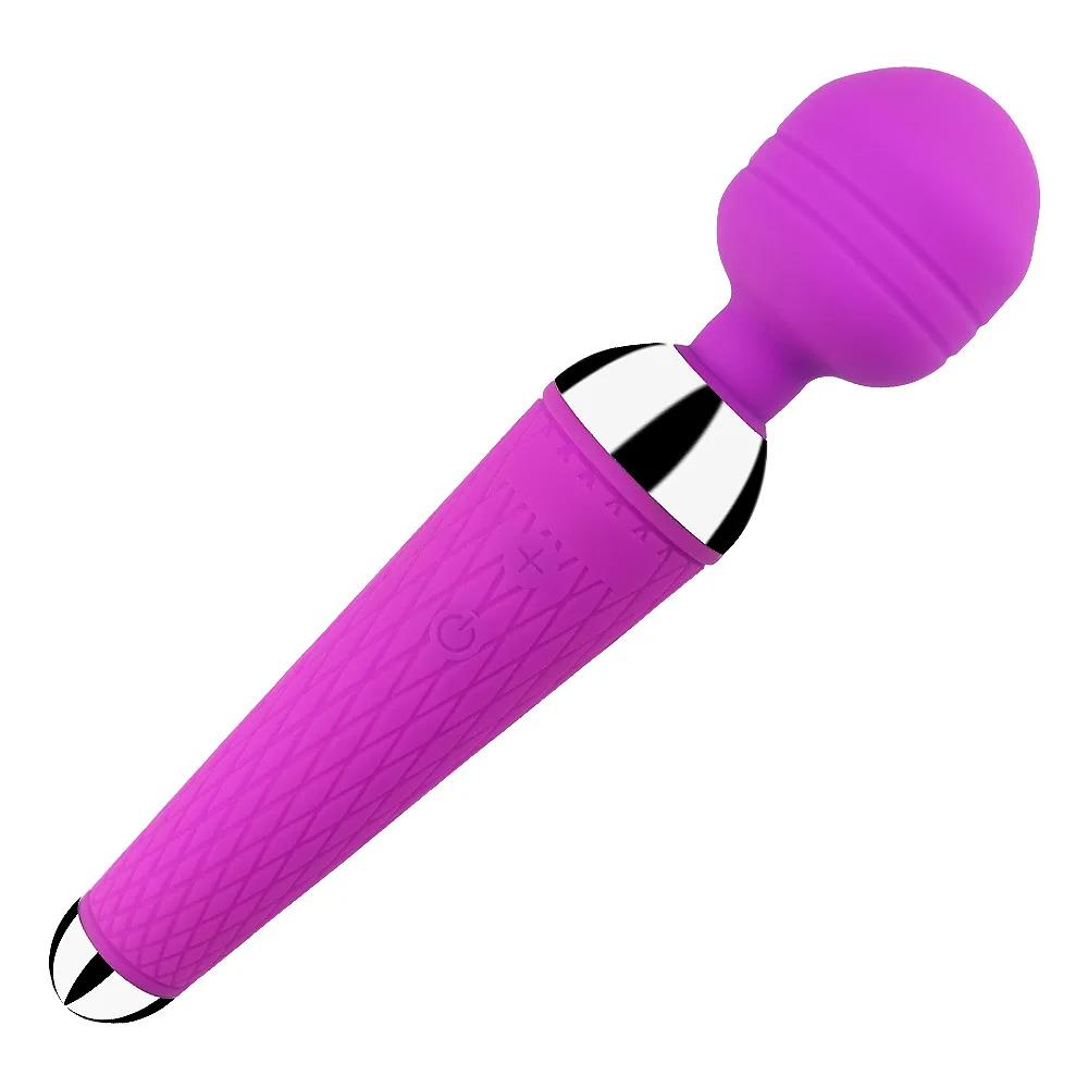 New USB Rechargeable Microphone G-spot Vibrator Massager Waterproof Dual Vibration Sex Toys for Women Adult Product for Woman