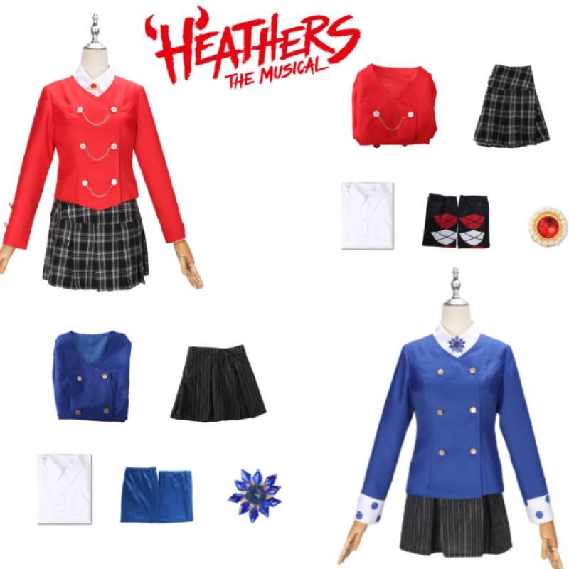 Musical The Heathers Veronica Sawyer Halloween Cosplay Costume Polyester Suit