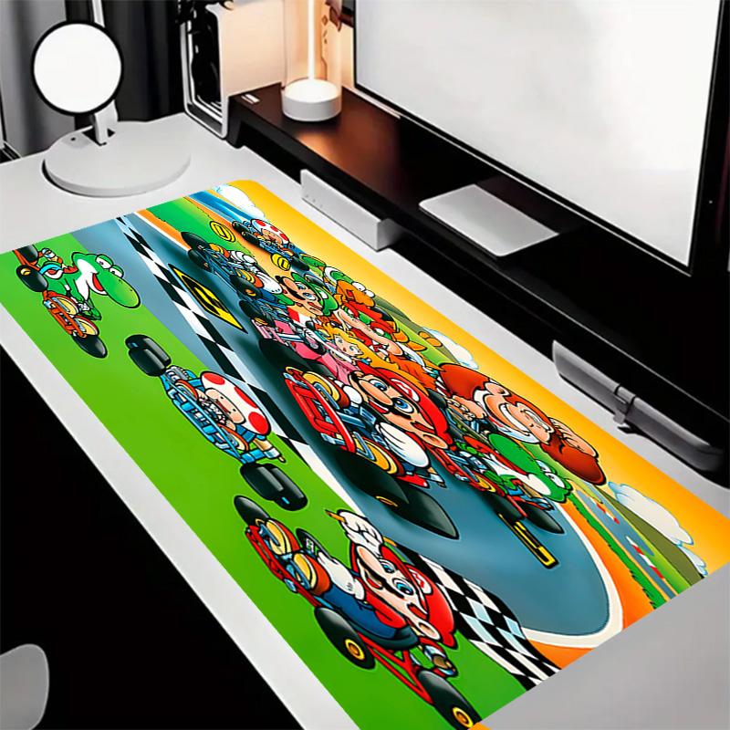 Super Mario1 Theme Premium Non-slip Mouse Pad with Stitched Edges,Durable Rubber Material,for Desktop & Gaming Great Gifts
